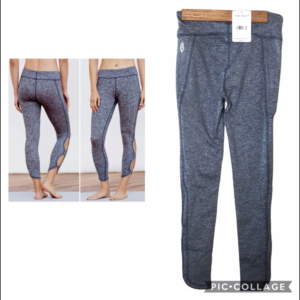 FREE PEOPLE New Infinity Legging Heathered Navy XS